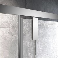 Душевой уголок Veconi Rovigo RV033R-8080-06-C7, 80 x 80 см, стекло дождь, профиль хром