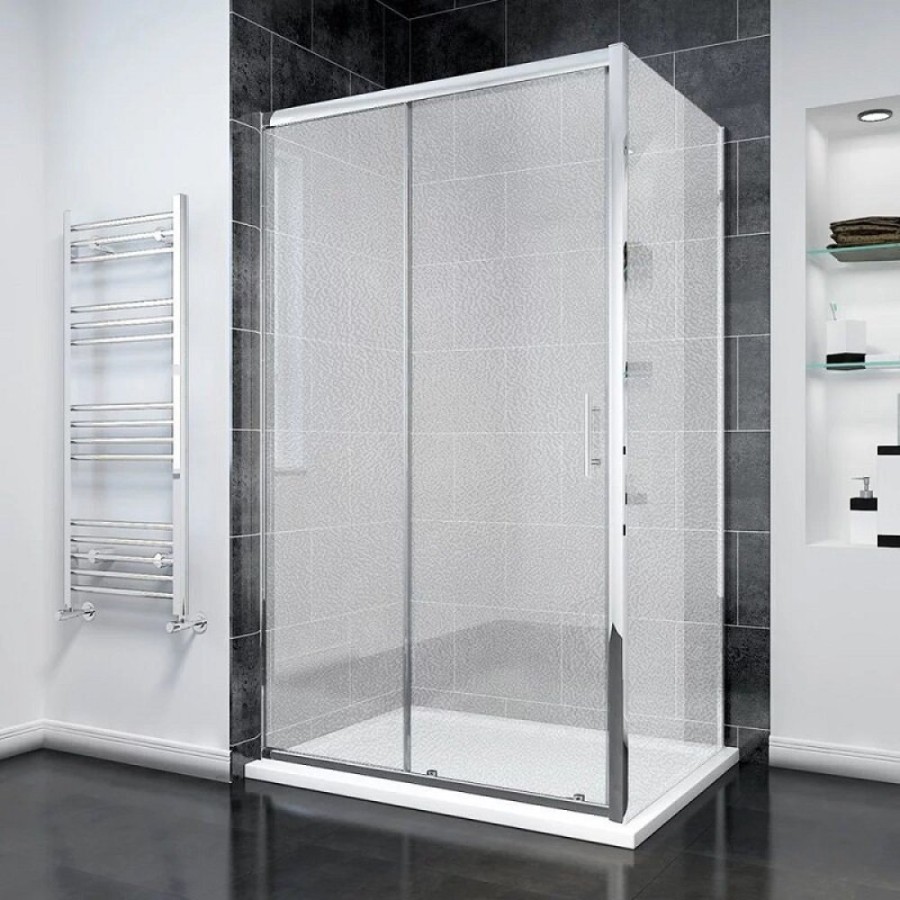Душевой уголок Veconi Rovigo RV055-11080-02-C8, 110 x 80 см, стекло pear, профиль хром