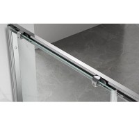 Душевой уголок Veconi Rovigo RV055-14080-02-C8, 140 x 80 см, стекло pear, профиль хром