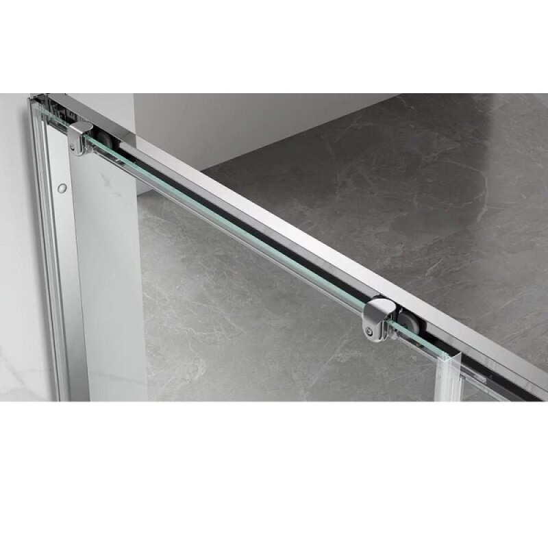 Душевой уголок Veconi Rovigo RV055-14080-02-C8, 140 x 80 см, стекло pear, профиль хром