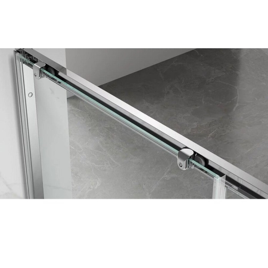 Душевой уголок Veconi Rovigo RV055M-100100-07-C8, 100 x 100 см, стекло матовое, профиль хром