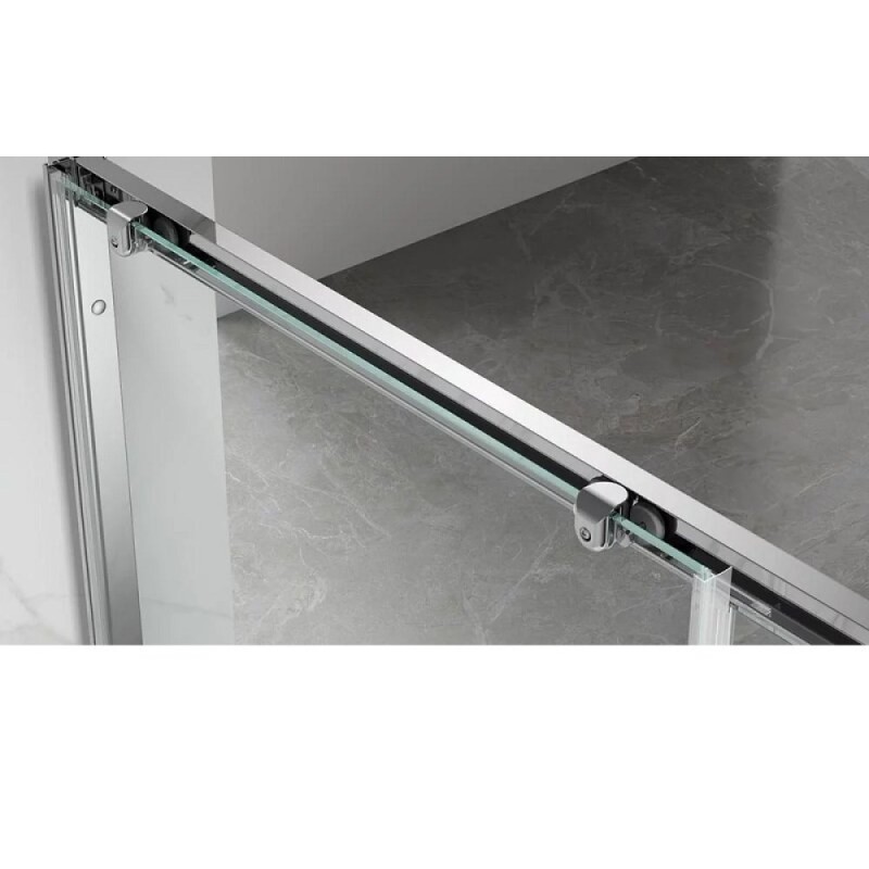 Душевой уголок Veconi Rovigo RV055M-15080-07-C8, 150 x 80 см, стекло матовое, профиль хром