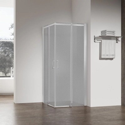 Душевой уголок Veconi Rovigo RV50CH-9090-02-C8, 90 x 90 см, стекло pear, профиль хром