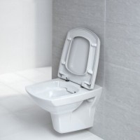 Сиденье для унитаза Cersanit Carina DPL EO с микролифтом, белый, S-DS-CARINA-DL-t, 60313