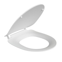 Крышка-сиденье Cersanit Delfi S-DS-DELFI-S-DL-t, ультратонкое с микролифтом, быстросъемное, белое