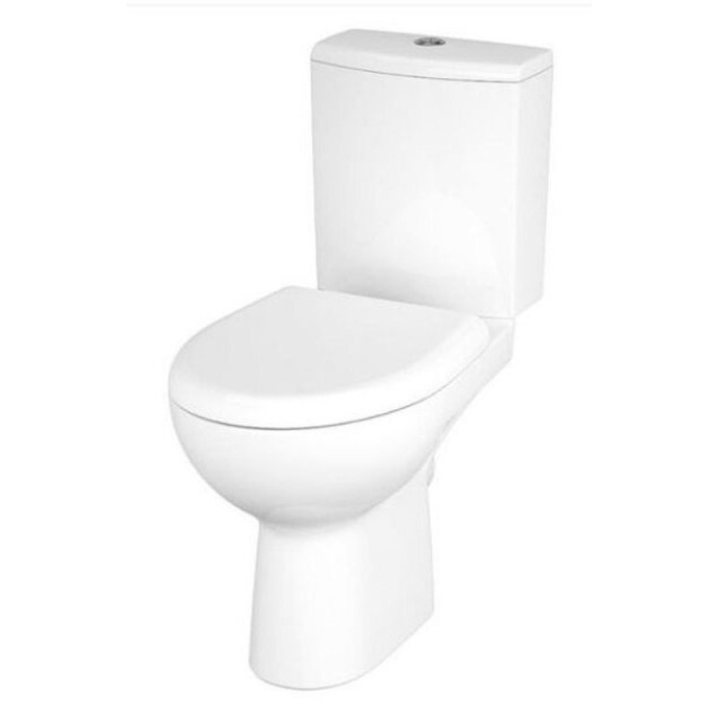 Сиденье для унитаза Cersanit Nature DPL EO с микролифтом, белый, S-DS-NTR-DL-t, 60335