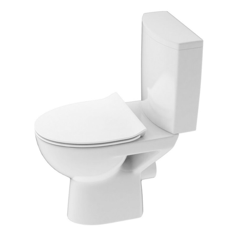 Сиденье для унитаза Cersanit Parva DPL EO slim с микролифтом, белый, S-DS-PARVA-S-DL-t, 62987
