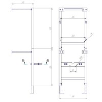 Инсталляция Cersanit Leon New S-IN-MZ-LEON_NEW для унитаза с бачком