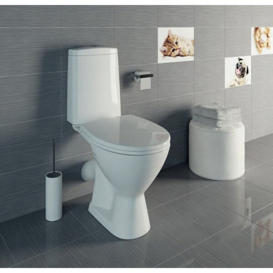 Напольный унитаз Cersanit Just сиденье микролифт, S-KO-JUS031-3/6-PL-w (64073)