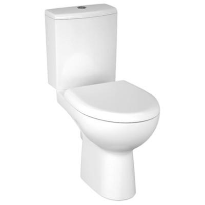 Напольный безободковый унитаз Cersanit Nature S-KO-NTR011-3/5-COn-DL-w, сиденье микролифт