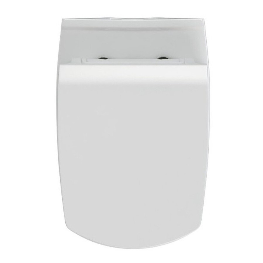 Подвесной безободковый унитаз Cersanit Carina XL Clean On DPL EO slim, крышка-сиденье с микролифтом, белый, S-MZ-CARINA-XL-COn-S-DL-w, 62955