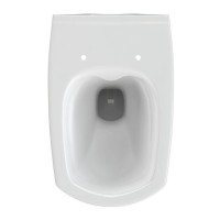 Подвесной безободковый унитаз Cersanit Carina XL Clean On DPL EO slim, крышка-сиденье с микролифтом, белый, S-MZ-CARINA-XL-COn-S-DL-w, 62955