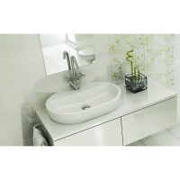 Раковина Cersanit Caspia oval S-UM-CAS60/1-O-w, 60 x 42 x 15 см