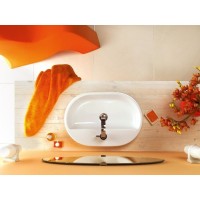 Раковина Cersanit Caspia oval S-UM-CAS60/1-O-w, 60 x 42 x 15 см