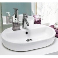 Раковина Cersanit Caspia oval S-UM-CAS60/1-O-w, 60 x 42 x 15 см