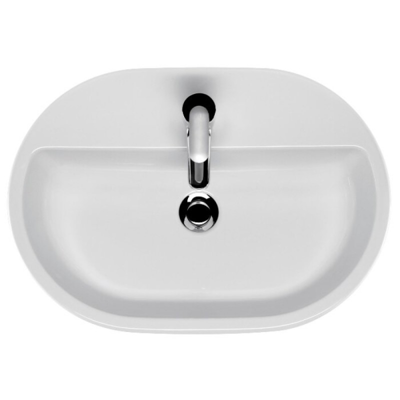 Раковина Cersanit Caspia oval S-UM-CAS60/1-O-w, 60 x 42 x 15 см