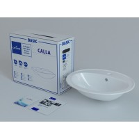 Раковина Cersanit Calla 54 встраиваемая, на 1 отверстие