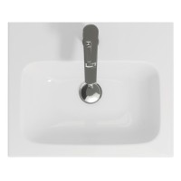 Раковина Cersanit Colour S-UM-COL50/1-w 50 см, прямоугольная, белый, 60919