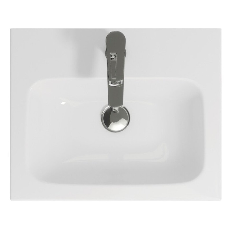 Раковина Cersanit Colour S-UM-COL50/1-w 50 см, прямоугольная, белый, 60919