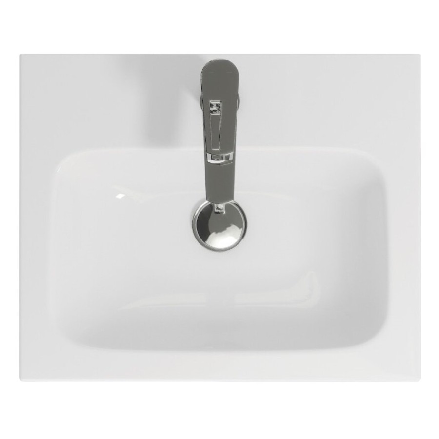 Раковина Cersanit Colour S-UM-COL50/1-w 50 см, прямоугольная, белый, 60919