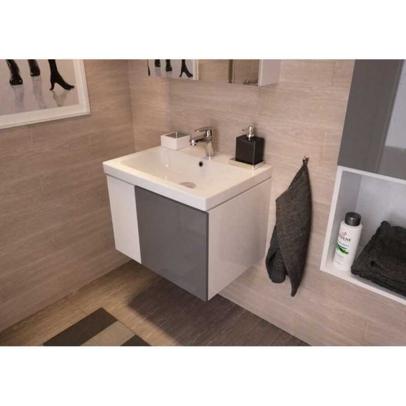 Раковина Cersanit Colour S-UM-COL50/1-w 50 см, прямоугольная, белый, 60919
