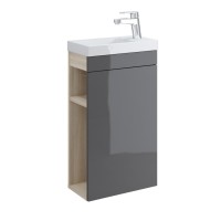Раковина Cersanit Moduo, 40 S-UM-MOD40/1, 40 x 22 см, цвет белый