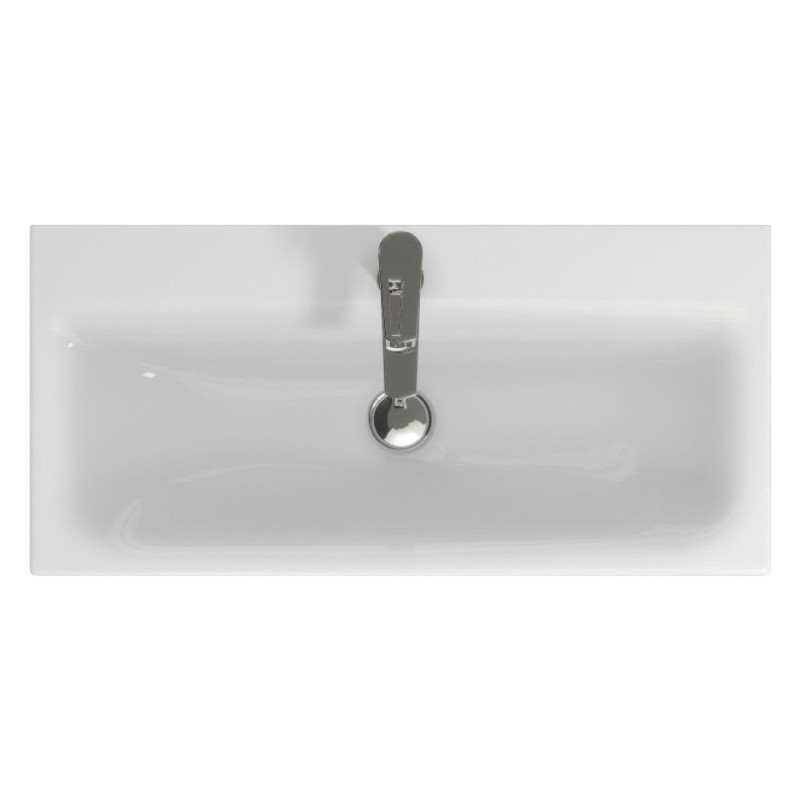 Раковина Cersanit Moduo Slim S-UM-MOD80SL/1 80 см, прямоугольная, белый, 60824