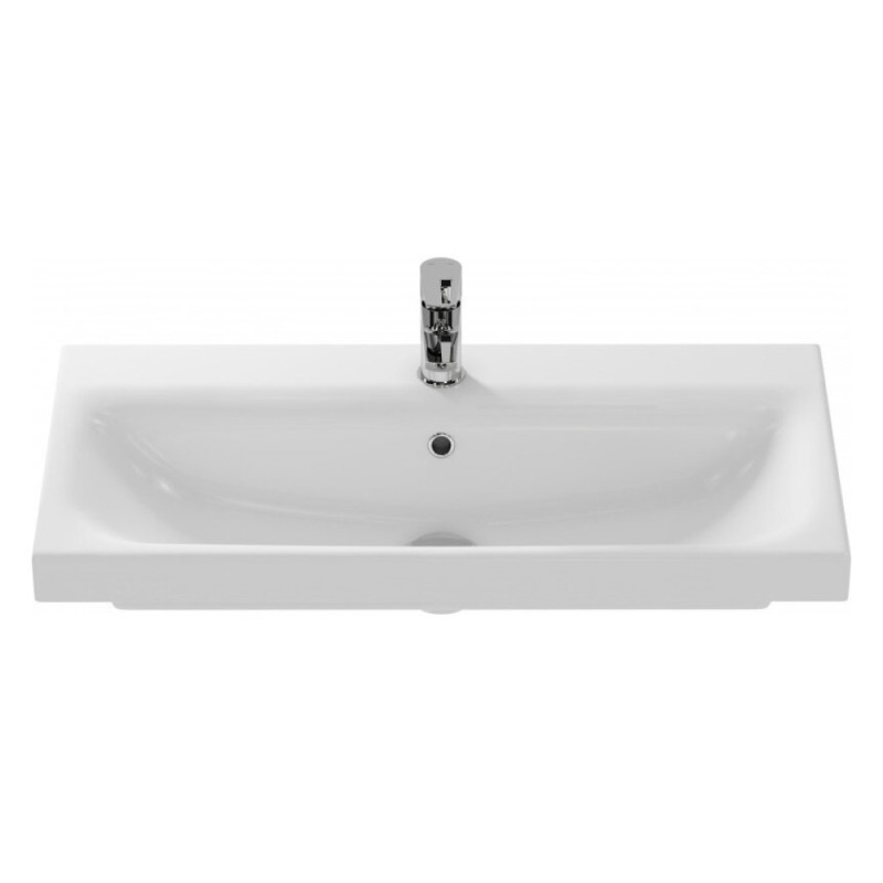 Раковина Cersanit Moduo Slim S-UM-MOD80SL/1 80 см, прямоугольная, белый, 60824