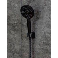 Душевая лейка Orange O-Shower S02HSB, 3 режима, цвет черный матовый