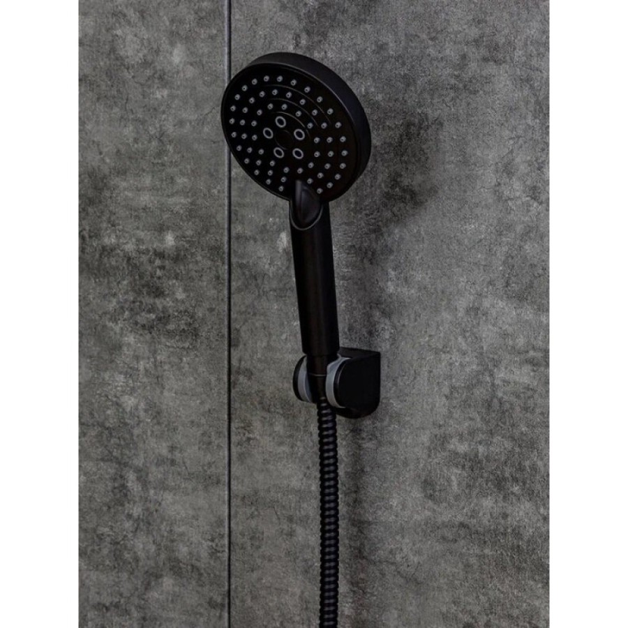Душевая лейка Orange O-Shower S02HSB, 3 режима, цвет черный матовый