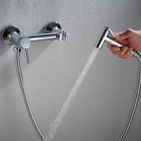 Гигиенический душ Shevanik S107, со смесителем, цвет хром