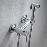 Гигиенический душ Shevanik S107, со смесителем, цвет хром