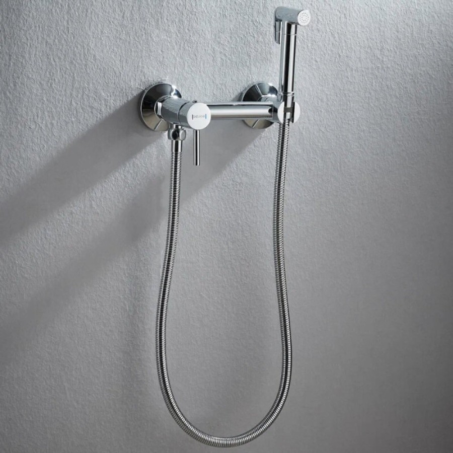 Гигиенический душ Shevanik S107, со смесителем, цвет хром