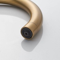 Смеситель для кухонной мойки Shevanik S128G, с подключением к фильтру, цвет золотой сатин