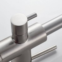 Смеситель для кухонной мойки Shevanik S128L, с подключением к фильтру, цвет сатин