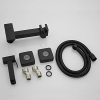 Гигиенический душ Shevanik S137H, со смесителем, цвет черный матовый