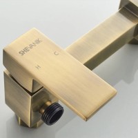Гигиенический душ Shevanik S137Q, со смесителем, цвет бронза