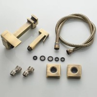 Гигиенический душ Shevanik S137Q, со смесителем, цвет бронза