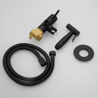 Гигиенический душ Shevanik S147H, со смесителем, цвет черный матовый