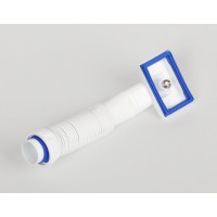 Сифон для двойной мойки Iddis Kitchen Line с выпуском 3 1/2 с переливом и отводом, хром, S21UPS0i84