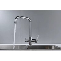 Смеситель для кухонной мойки Shevanik S228, с подключением к фильтру, цвет хром