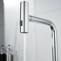 Смеситель для кухонной мойки Shevanik S263, с выдвижным изливом, цвет хром