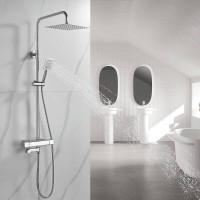 Душевая система Shevanik S3096, термостатическая, цвет хром