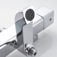 Душевая система Shevanik S3096, термостатическая, цвет хром