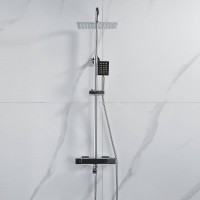 Душевая система Shevanik S3096, термостатическая, цвет хром