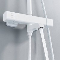 Душевая система Shevanik S3096C, термостатическая, цвет белый матовый