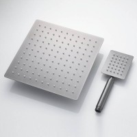 Душевая система Shevanik S3096T, термостатическая, вороненая сталь, gunmetal