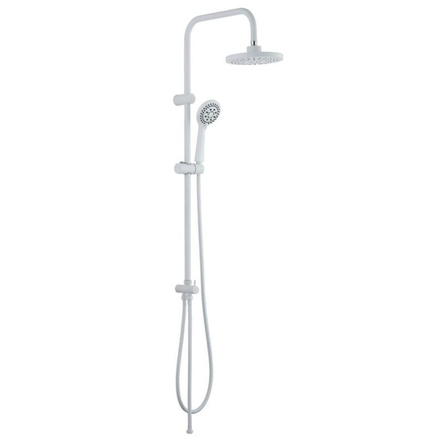 Душевой гарнитур Orange O-Shower S3w, с тропическим душем, цвет белый