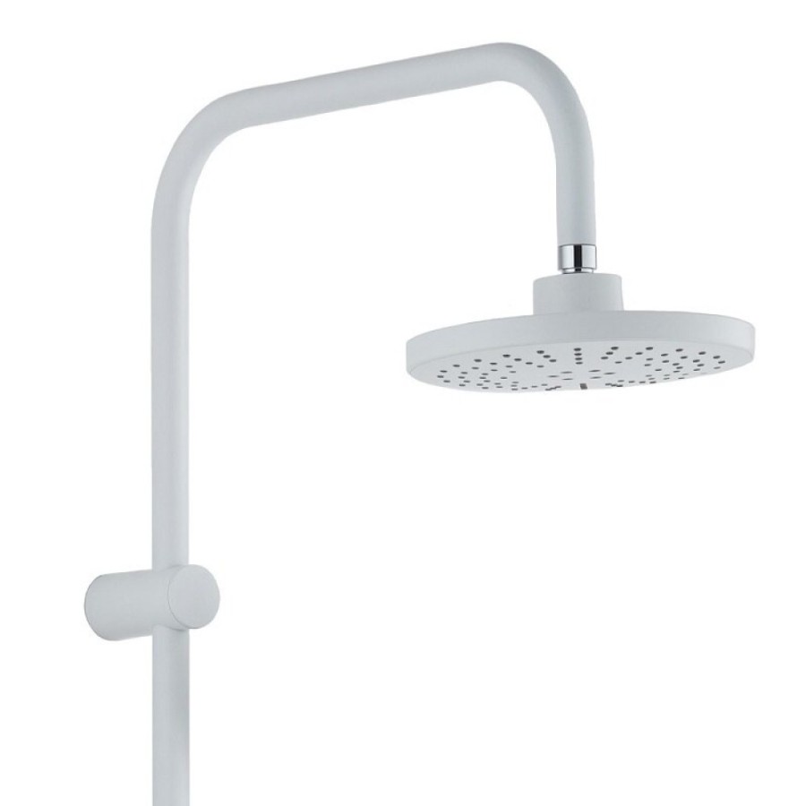 Душевой гарнитур Orange O-Shower S3w, с тропическим душем, цвет белый
