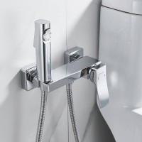 Гигиенический душ Shevanik S4005-1, со смесителем, цвет хром